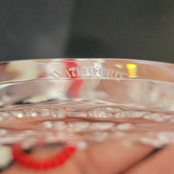 Waterford Crystal Christmas Ornament - "The Wedding Collection"; signed by maker - Picture 4 of 10